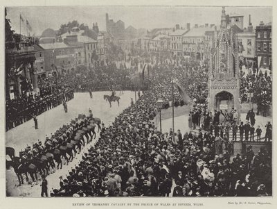 Revue de la Cavalerie de Yeomanry par le Prince de Galles à Devizes, Wilts - English Photographer