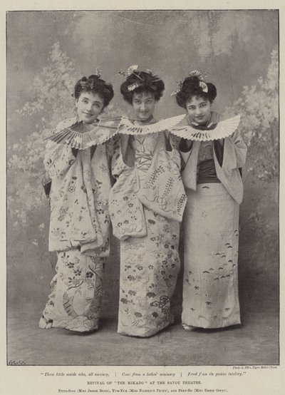 Reprise de The Mikado au Savoy Theatre - English Photographer