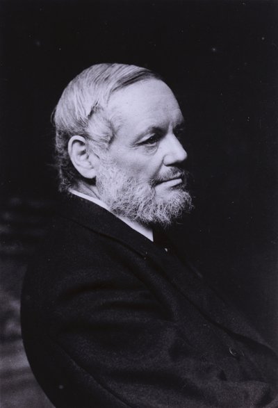 Richard Garnett, poète anglais, érudit, bibliothécaire et conservateur des livres imprimés au British Museum - English Photographer