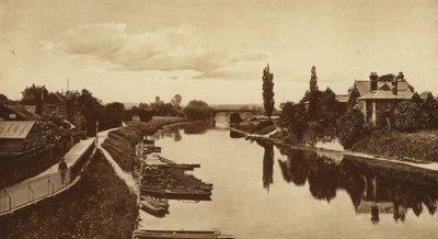 La rivière Wye depuis le pont, Hereford - English Photographer