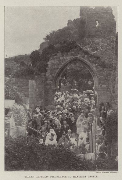 Pèlerinage catholique romain au château de Hastings - English Photographer