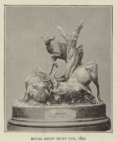Royal Ascot Hunt Cup, 1891 - English Photographer