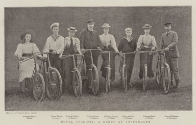 Cyclistes royaux, un groupe à Copenhague - English Photographer
