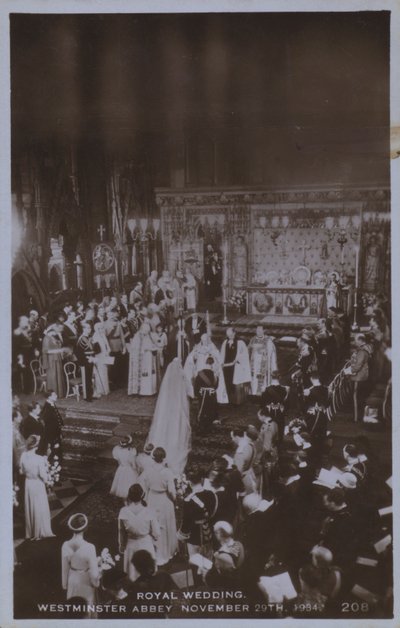 Mariage royal, Westminster Abbey 29 novembre 1934 - English Photographer