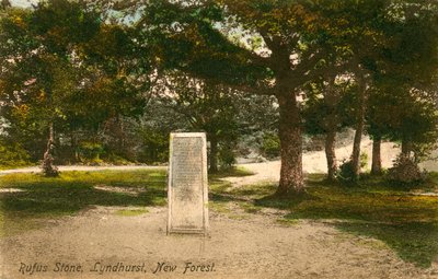 Rufus Stone, Lyndhurst, New Forest. Carte postale envoyée le 15 septembre 1913. - English Photographer