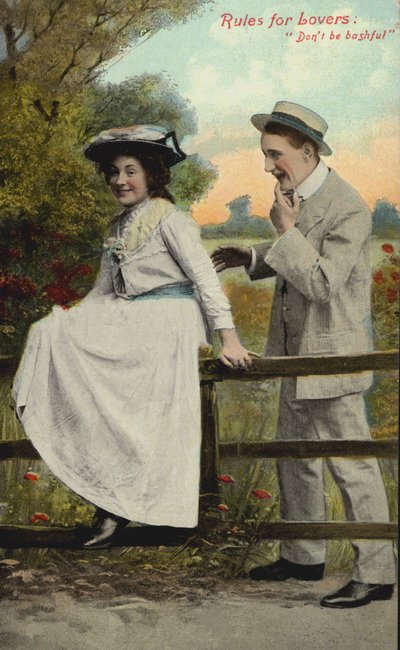 Règles pour les amoureux : "Ne soyez pas timide" - English Photographer