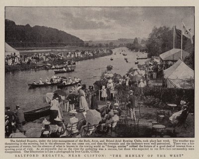 Régate de Saltford, près de Clifton, le Henley de l