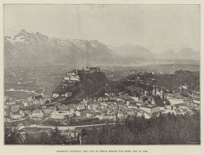 Salzbourg (Autriche), la ville où Mozart est né, 27 janvier 1756 - English Photographer