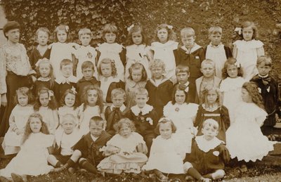 Écoliers, Norfolk, début du 20e siècle - English Photographer