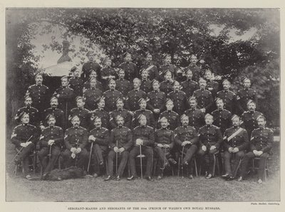 Sergent-majors et sergents du 10e (Prince of Wales