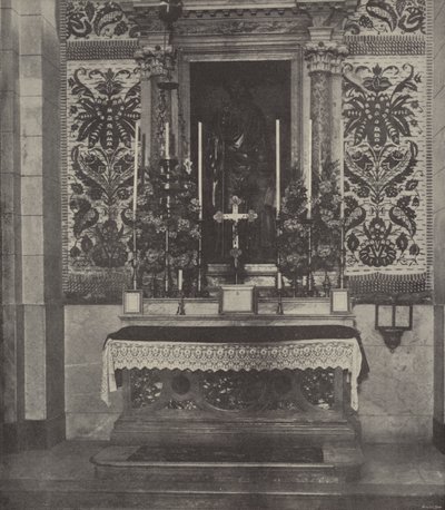 Autel latéral, église latine, Nazareth, supposé se tenir sur le site de la maison de Joseph, où Jésus a grandi - English Photographer