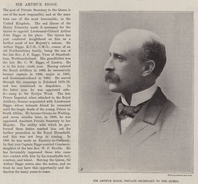 Sir Arthur Bigge, secrétaire privé de la Reine - English Photographer