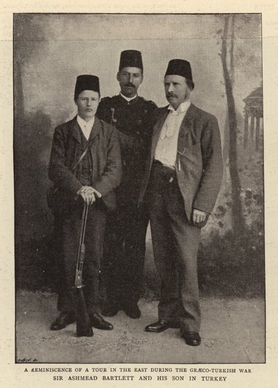 Sir Ashmead Bartlett et son fils en Turquie - English Photographer