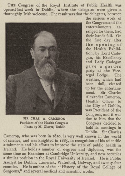 Sir Charles A Cameron - English Photographer