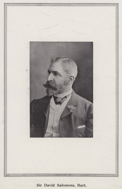Sir David Salomons, baronnet - English Photographer