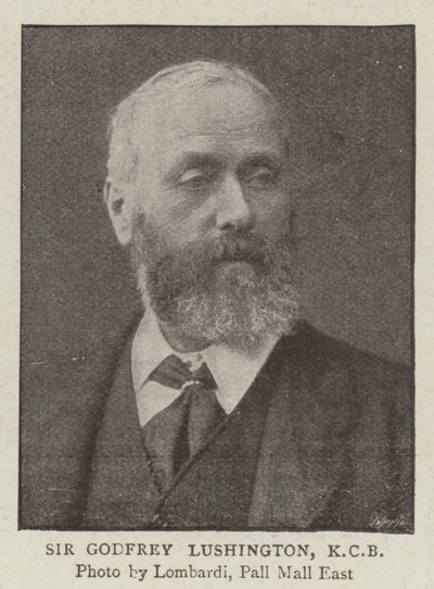 Sir Godfrey Lushington, KCB - English Photographer