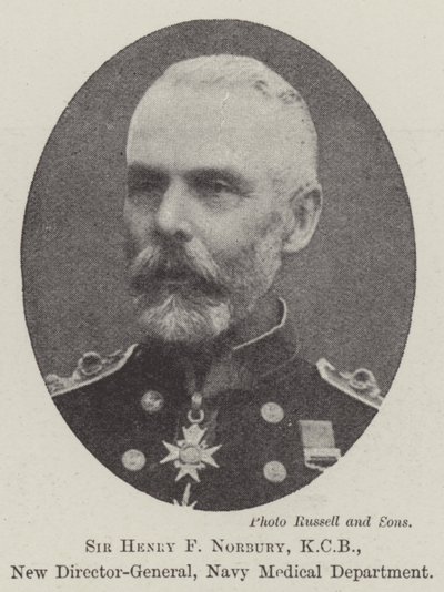 Sir Henry F Norbury, KCB, nouveau directeur général, département médical de la marine - English Photographer