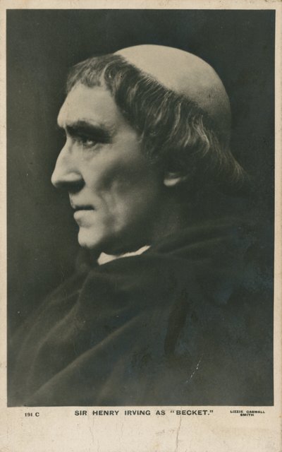Sir Henry Irving en Becket - English Photographer