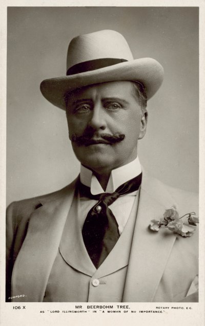 Sir Herbert Beerbohm Tree, acteur anglais - English Photographer