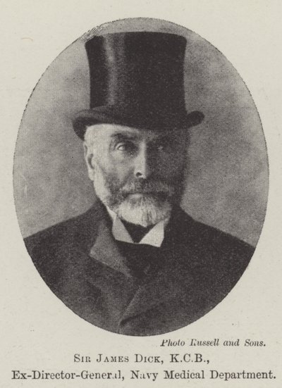Sir James Dick, KCB, ex-directeur général, département médical de la marine - English Photographer
