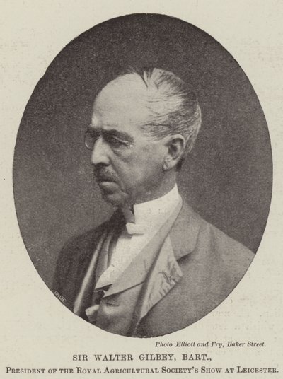 Sir Walter Gilbey, Baronet, Président de l