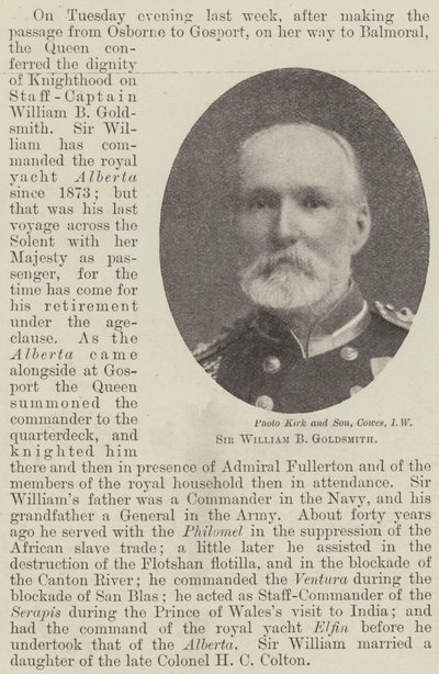 Sir William B Goldsmith - English Photographer