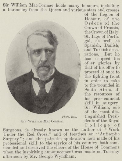 Sir William MacCormac - English Photographer
