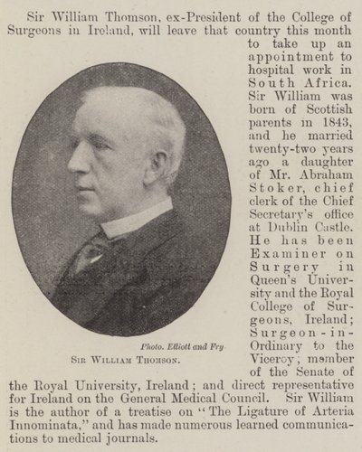 Sir William Thomson - English Photographer