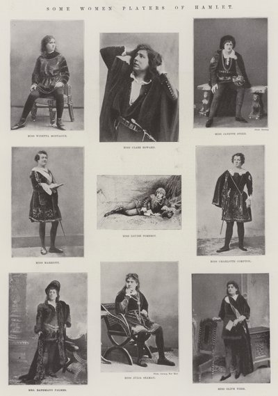 Quelques femmes interprètes de Hamlet - English Photographer