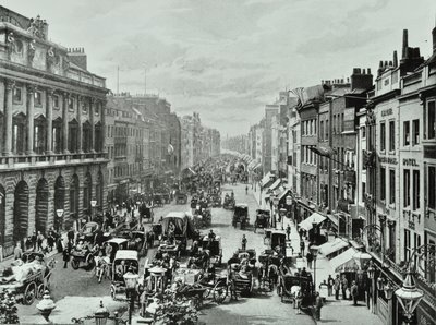 Somerset House, Strand, Westminster : vue vers l