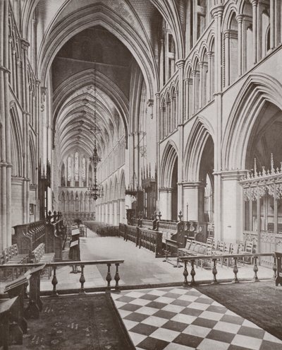 Cathédrale de Southwark, le Chœur et la Nef, vue vers l