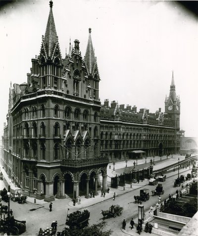 Gare de St Pancras; photographie d