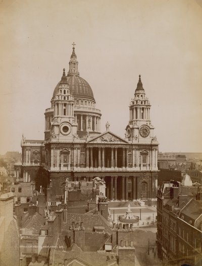 Cathédrale Saint-Paul, Londres, début du 20ème siècle - English Photographer