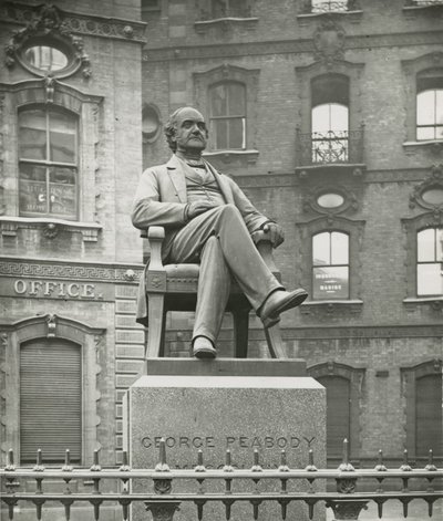 Statue de George Peabody - English Photographer