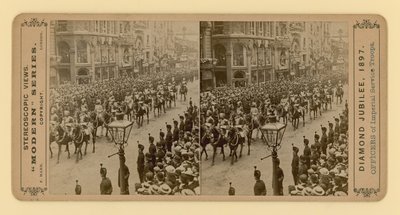 Impression stéréoscopique du jubilé de diamant de la reine Victoria, 28 juin 1897 - English Photographer
