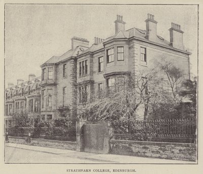 Strathearn College, Édimbourg (gravure) - English Photographer