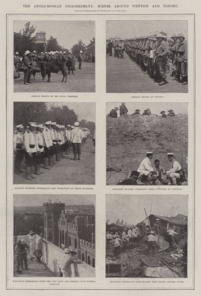Le désaccord anglo-russe, scènes autour de Tientsin et Tongku - English Photographer