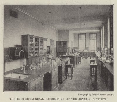 Le laboratoire bactériologique de l