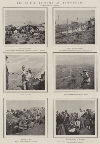 Les prisonniers britanniques à Nooitgedacht - English Photographer