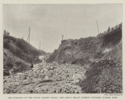 La rupture du canal de la vallée de la Stour, la section vide en direction de Dudley Port - English Photographer