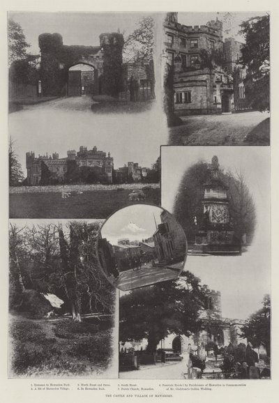 Le château et le village de Hawarden - English Photographer
