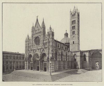 La cathédrale de Sienne, Italie, récemment endommagée par un incendie - English Photographer