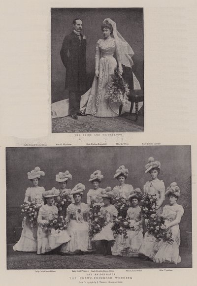Le mariage Crewe-Primrose - English Photographer