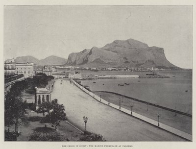 La Crise en Sicile, la Promenade Marine à Palerme - English Photographer