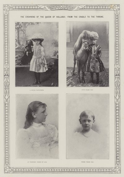 Le couronnement de la reine de Hollande, du berceau au trône - English Photographer