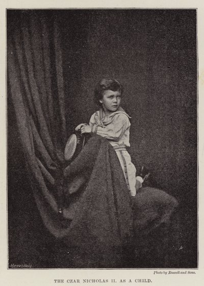 Le Tsar Nicolas II enfant - English Photographer