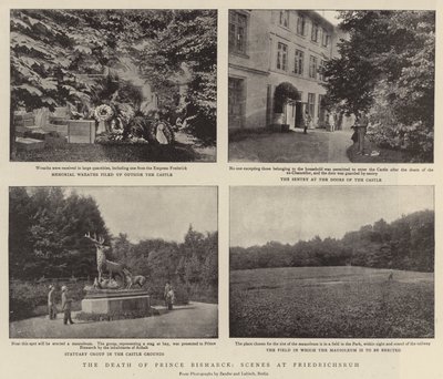 La mort du prince Bismarck, scènes à Friedrichsruh - English Photographer