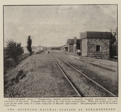 La gare abandonnée de Burghersdorp - English Photographer