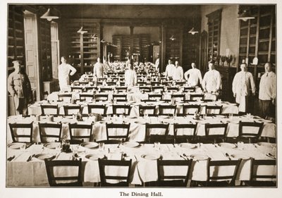 La Salle à Manger, Donington Hall, illustration de Prisonniers allemands en Grande-Bretagne - English Photographer