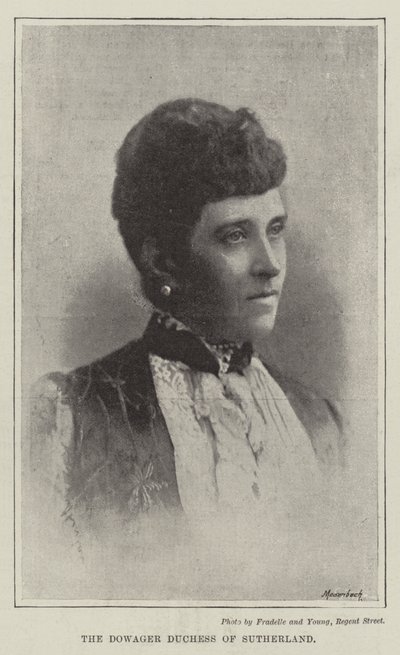 La duchesse douairière de Sutherland - English Photographer